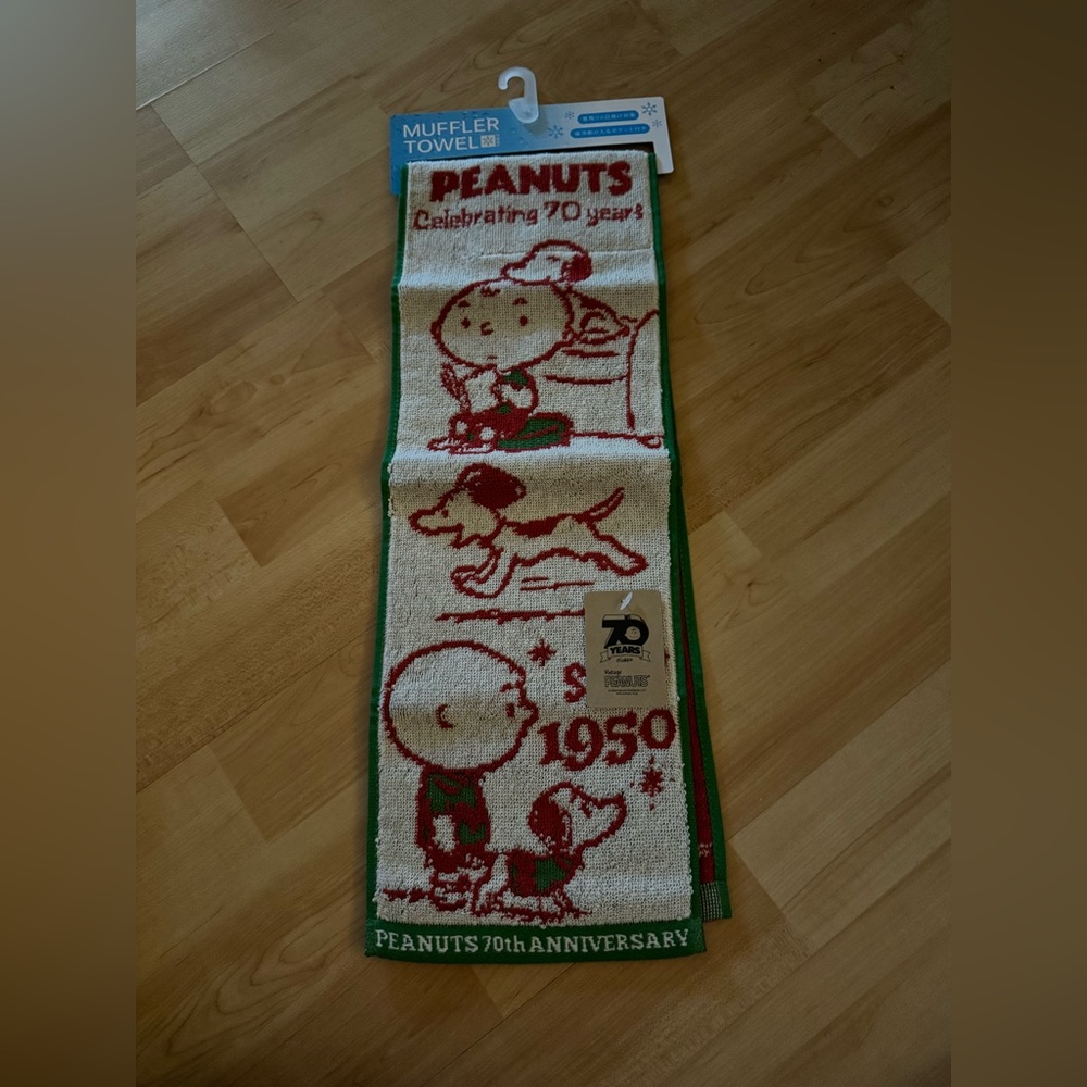 New Peanuts muffler towel from Japan